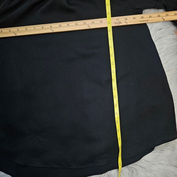 Womens Cato Black Lace Flare Sleeve Tunic Top Size Small - Picture 5 of 5